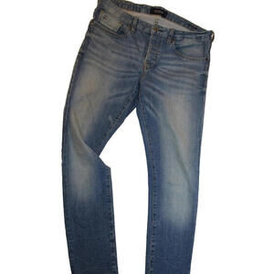 Scotch & Soda Mens Ralston Overboard Slim Blue Jeans 32x34